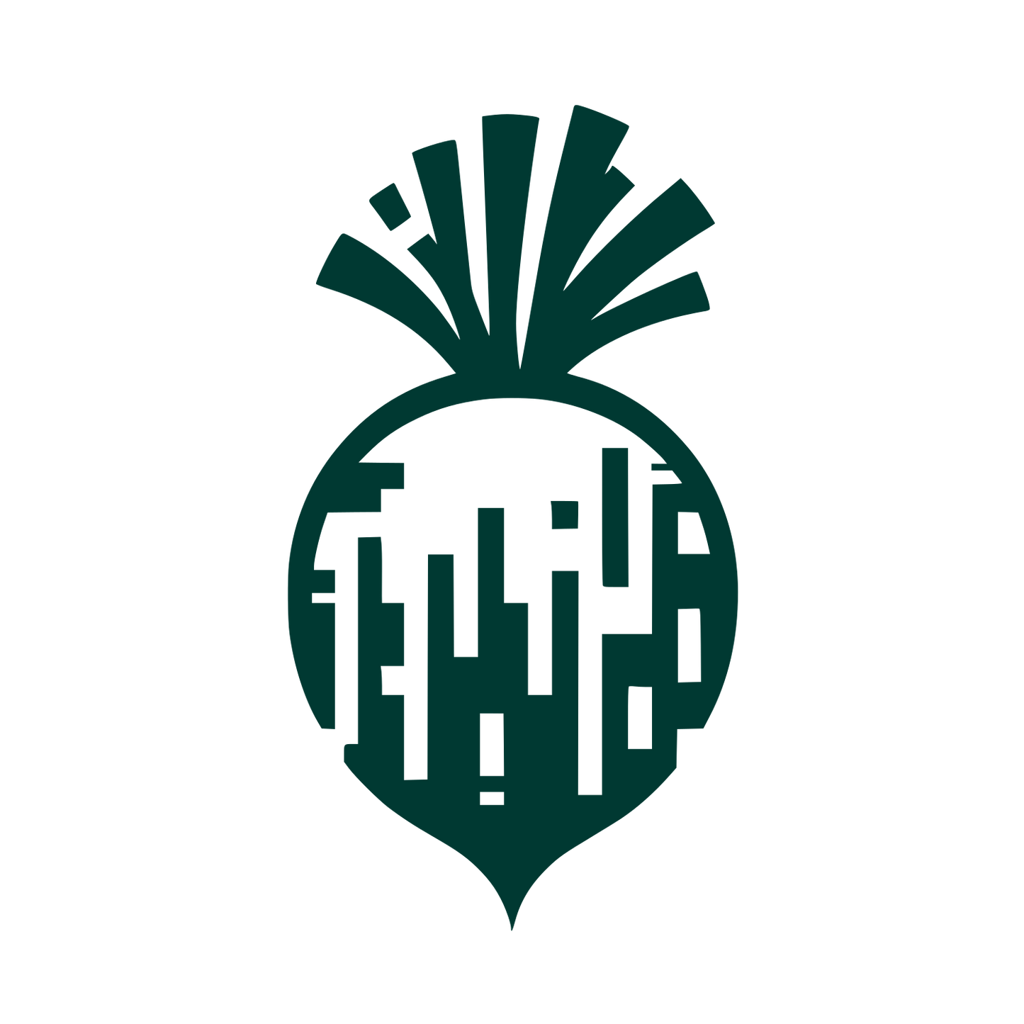 Daikon Radish Logo #003932