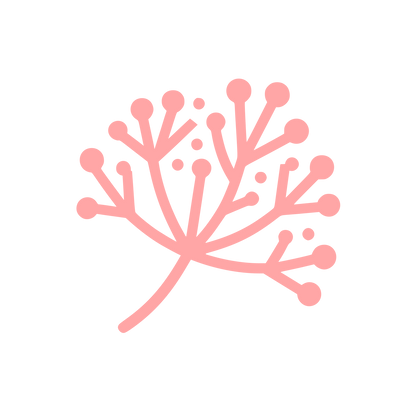 Logo with Branch Design #ffa6a6