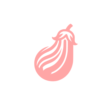 Logo Featuring Eggplant Design #ffa6a6