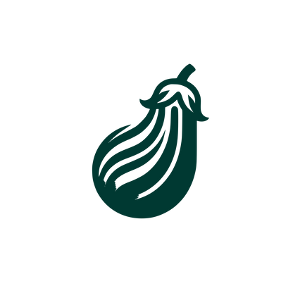 Logo Featuring Eggplant Design #003932