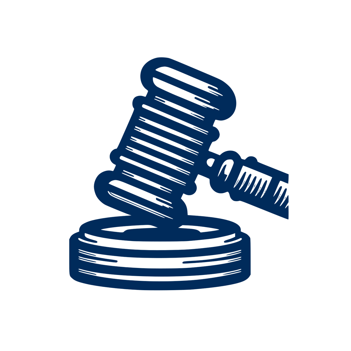 Gavel Lines Logo #002B5B