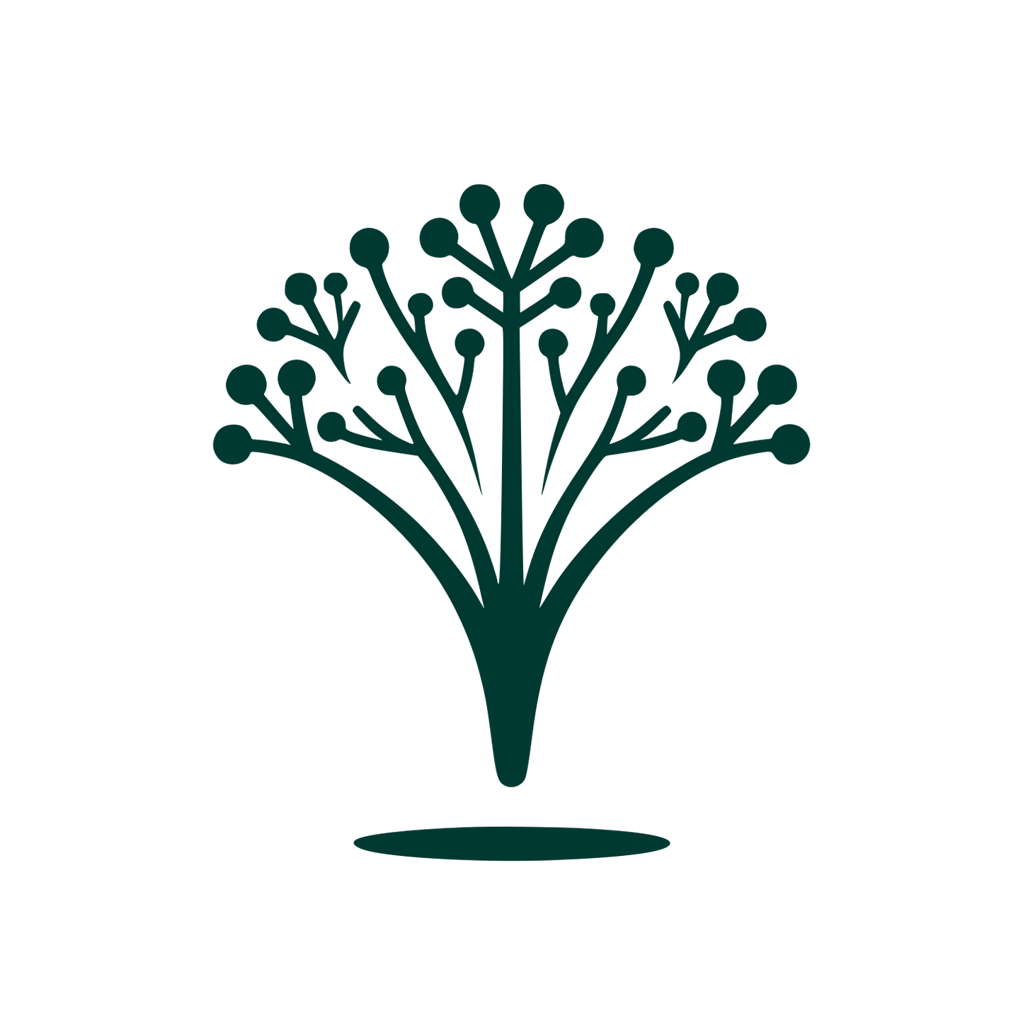 Tree Structure Logo #003932