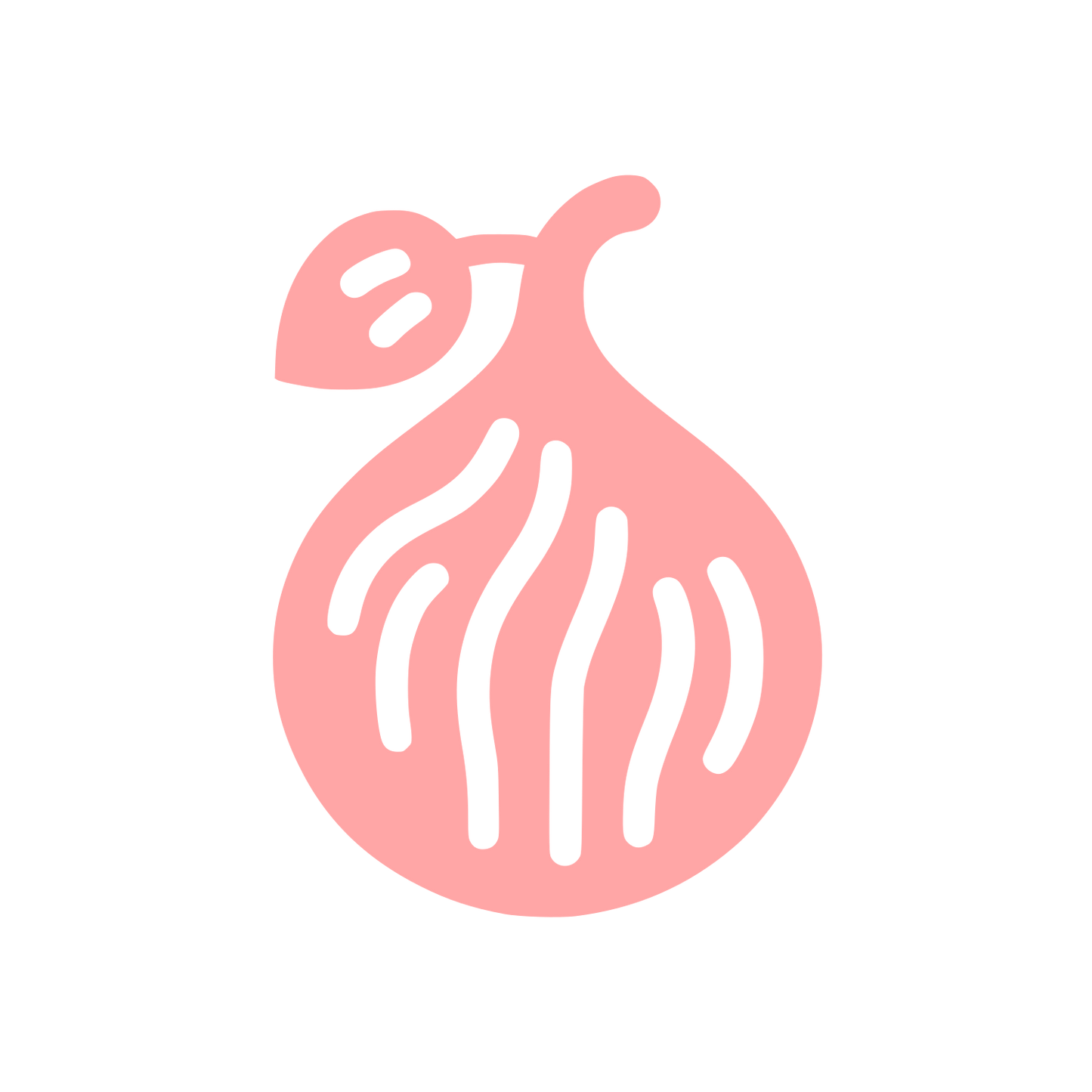 Pear Logo #ffa6a6