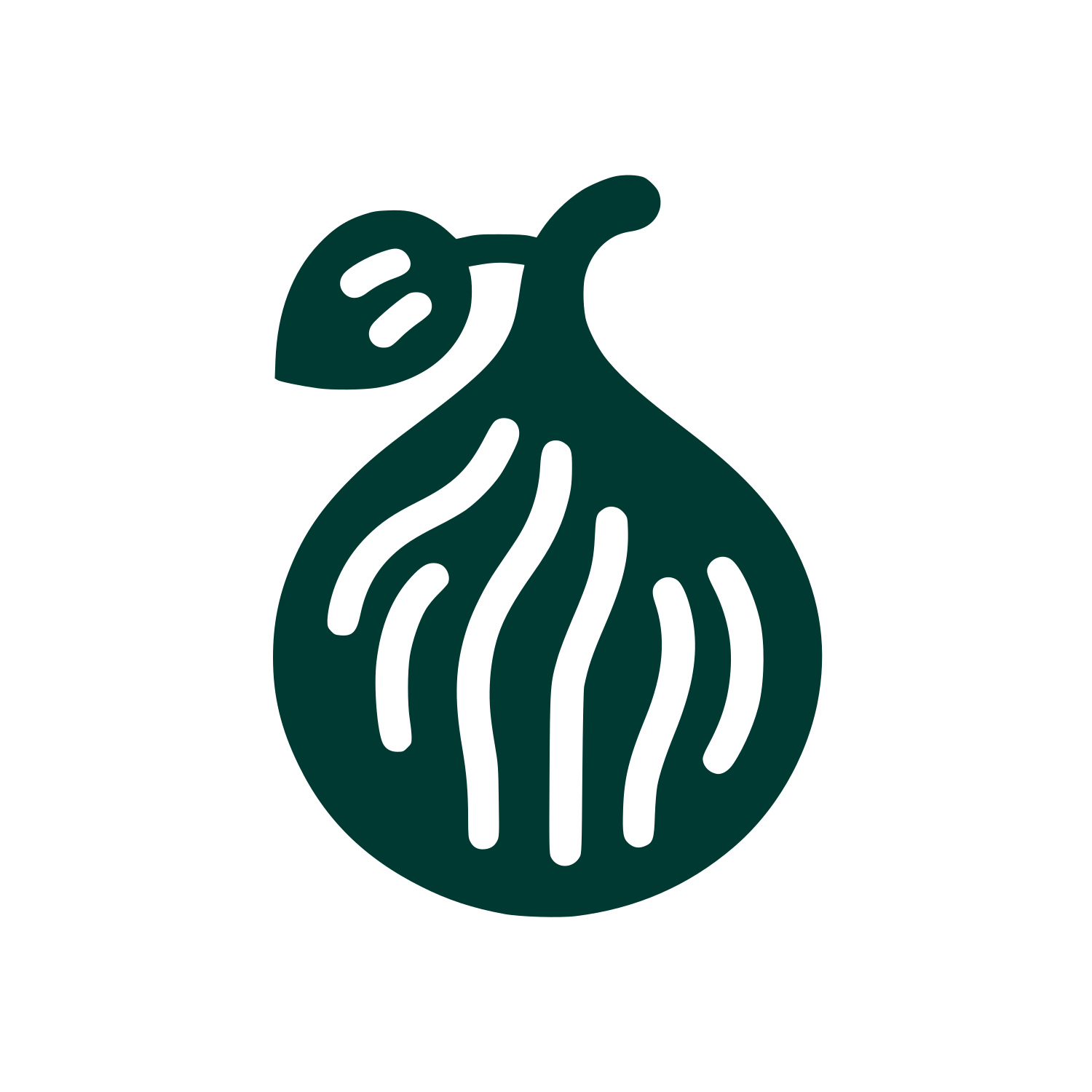 Pear Logo #003932