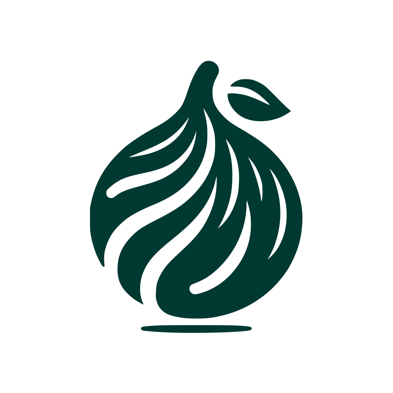 Leafy Design Logo #003932