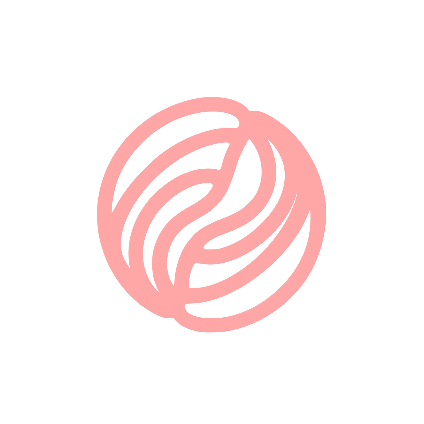 Garbanzo Bean Logo #ffa6a6
