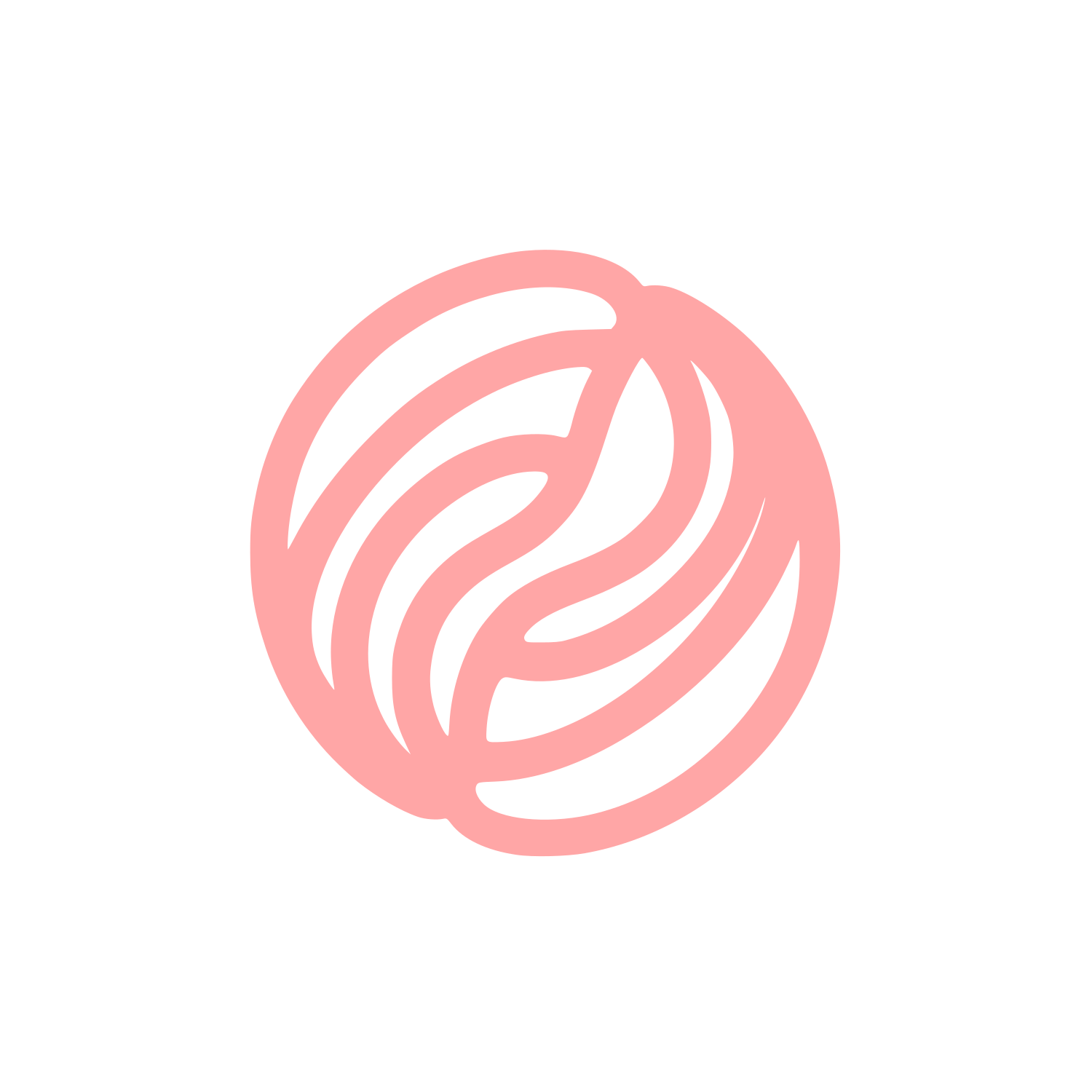 Garbanzo Bean Logo #ffa6a6