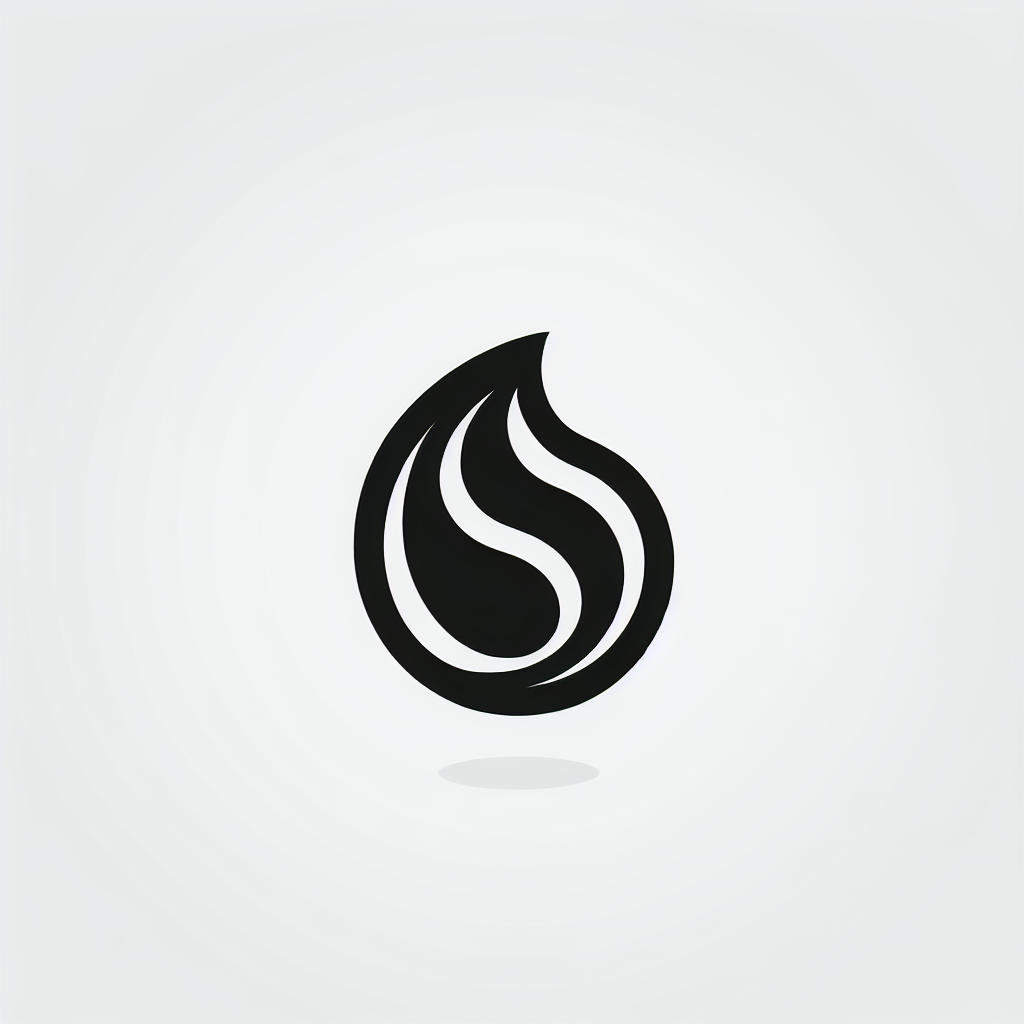 Logo with Fluid Design