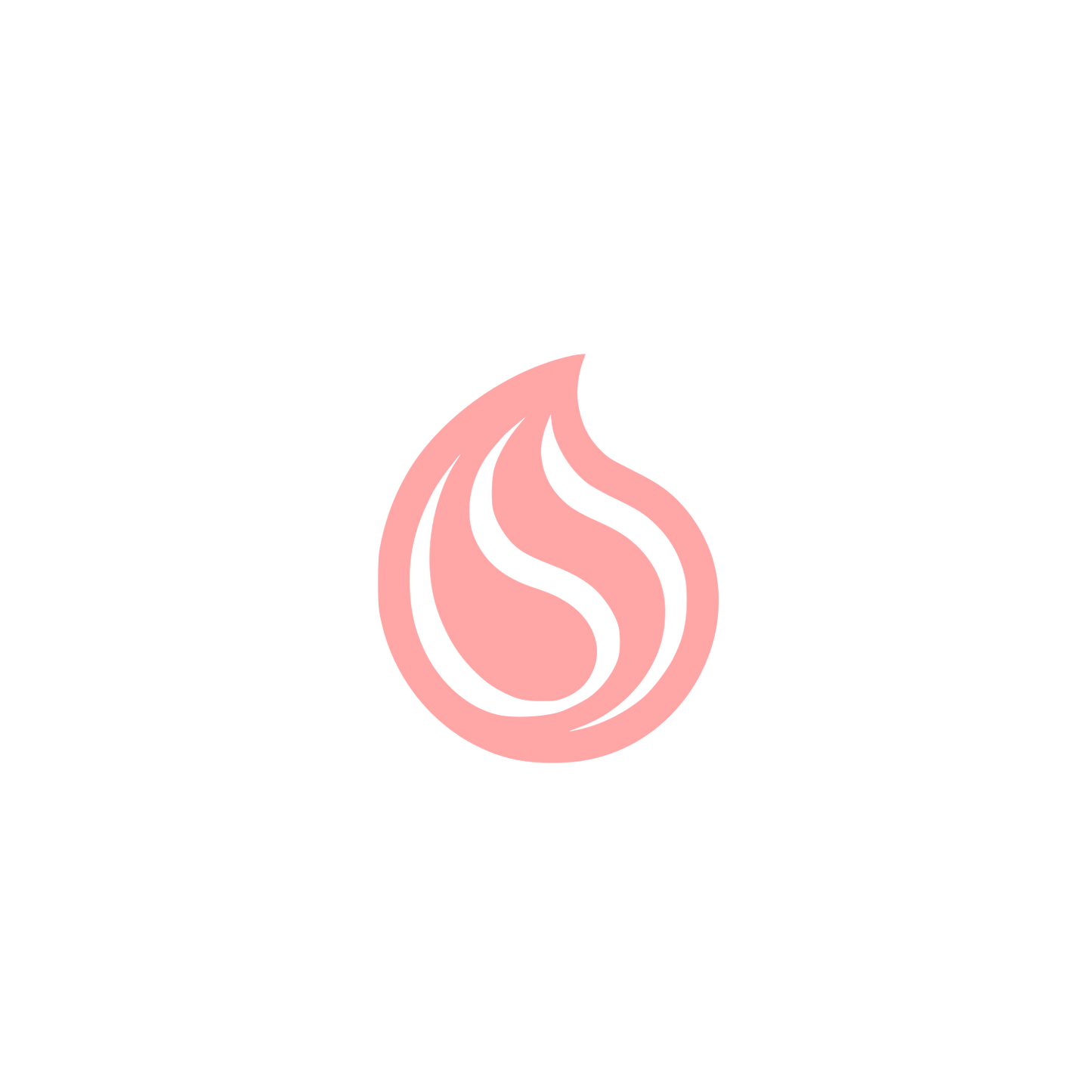 Logo with Fluid Design #ffa6a6