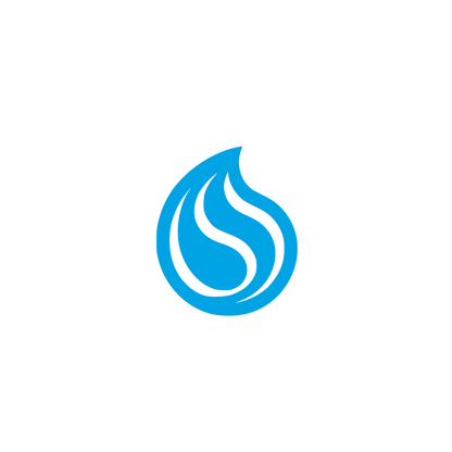 Logo with Fluid Design #00a3e4