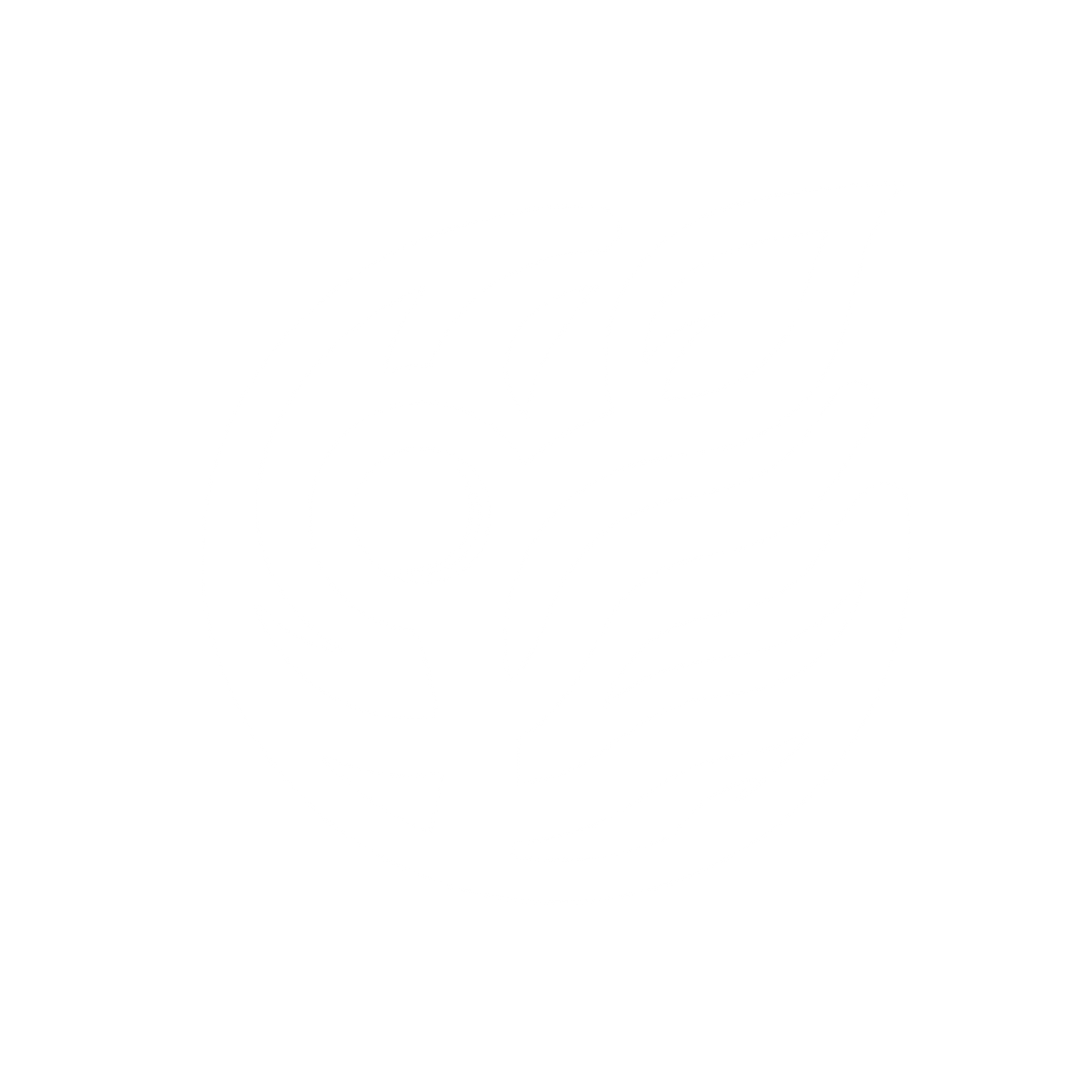 Leaf and Circle Logo #ffffff