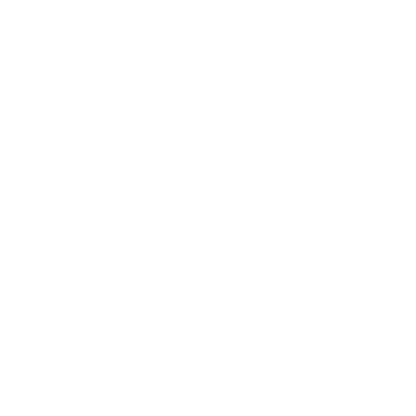 Leaf and Circle Logo #ffffff