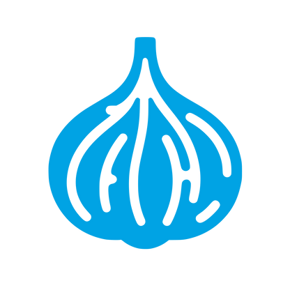 Garlic Logo Design #00a3e4