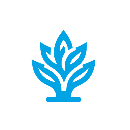 Leaf Inspired Logo #00a3e4