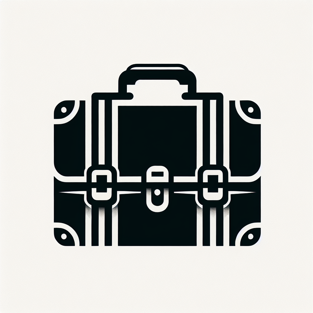 Suitcase Briefcase Logo