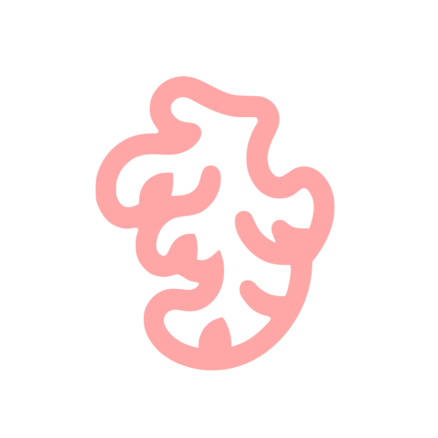 Ginger Root Logo #ffa6a6