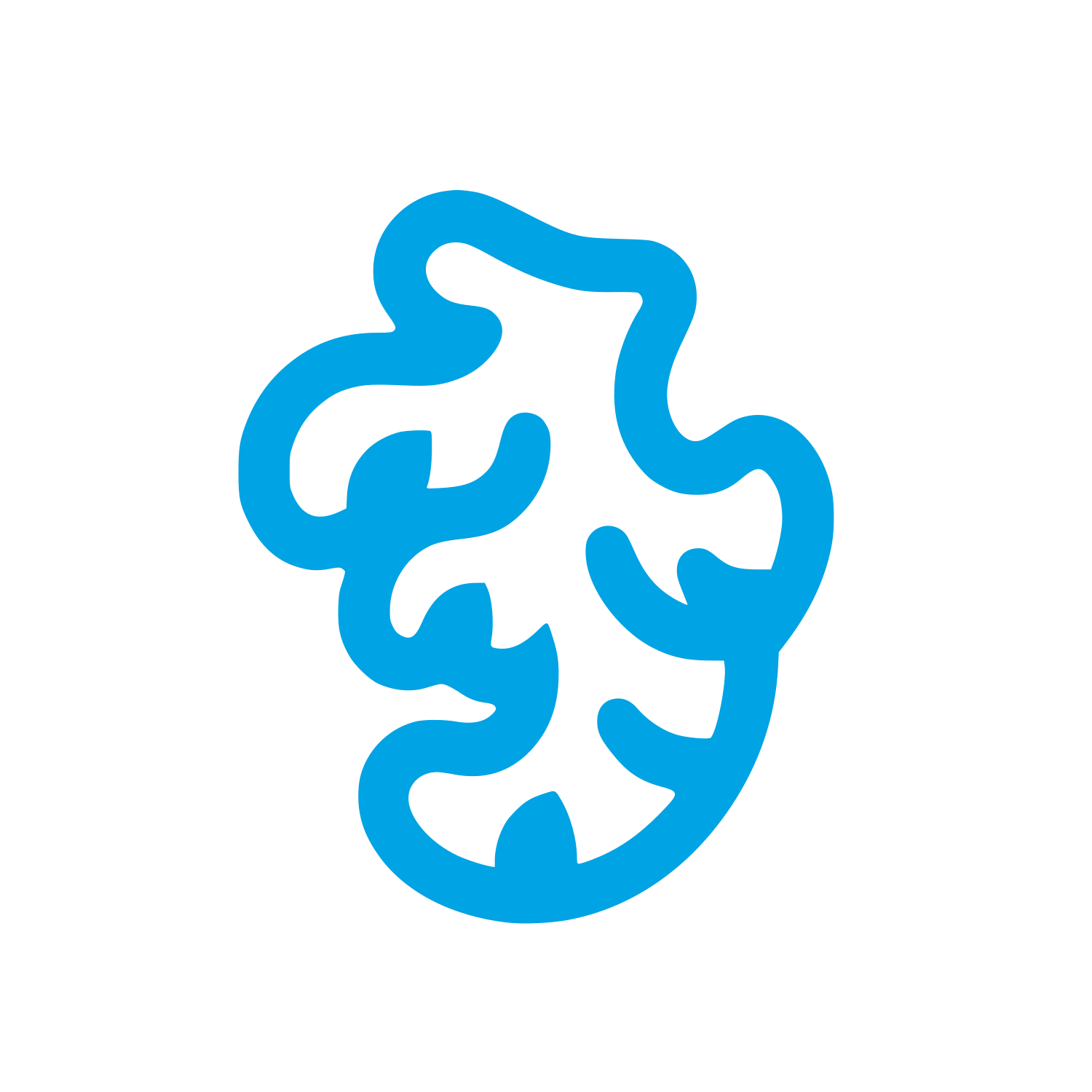 Ginger Root Logo #00a3e4