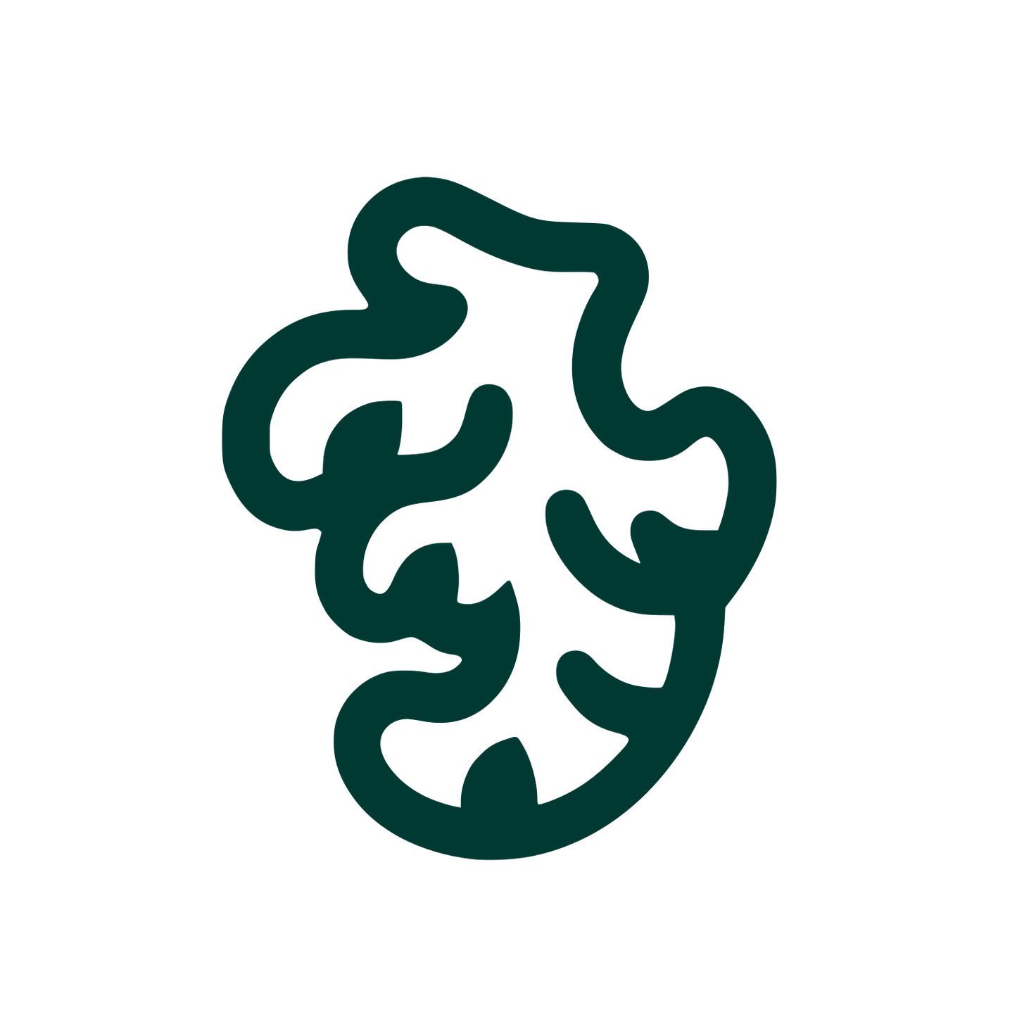 Ginger Root Logo #003932