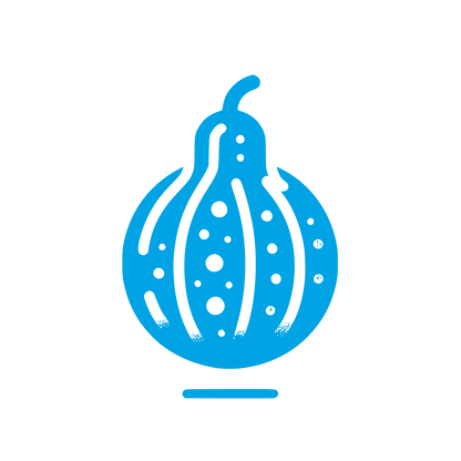 Gourd Shape Logo #00a3e4