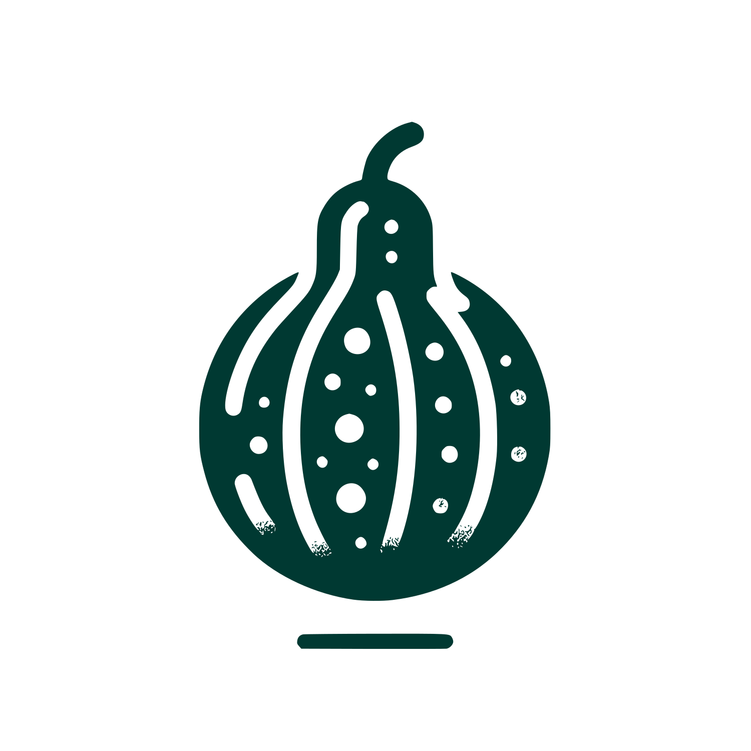 Gourd Shape Logo #003932