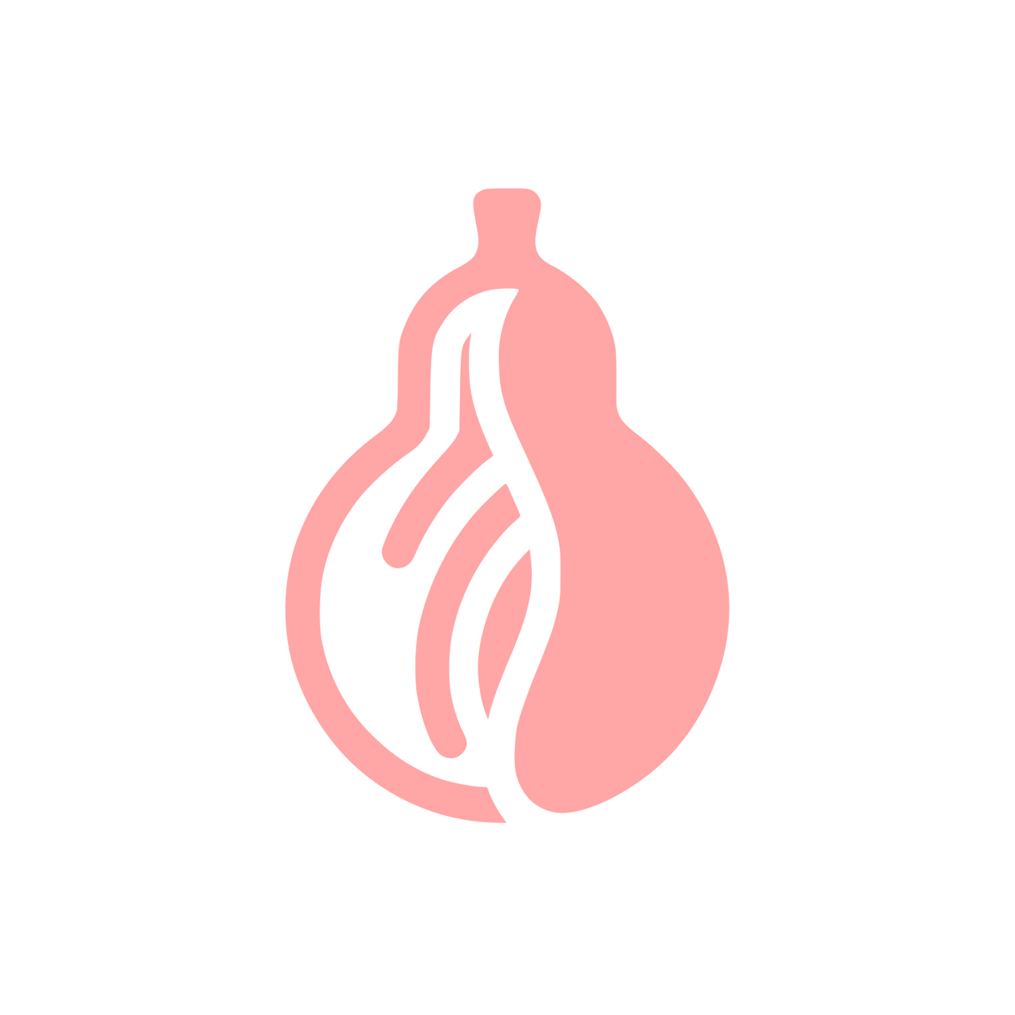 Pumpkin Gourd Logo #ffa6a6