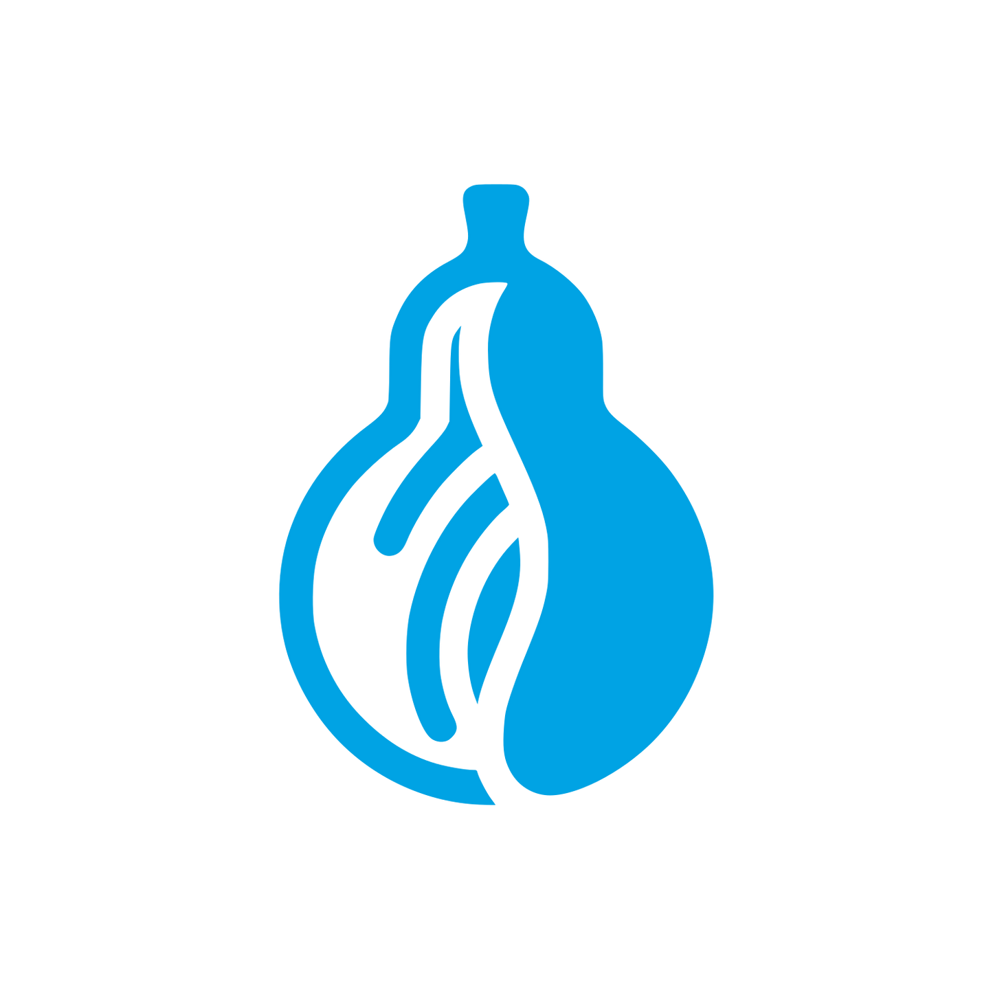Pumpkin Gourd Logo #00a3e4