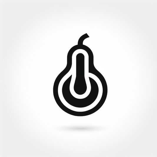 Logo with Pear Shape