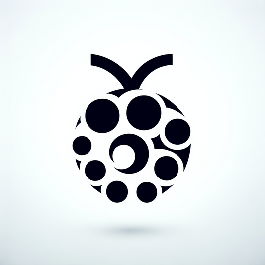 Raspberry Fruit Badge Icon