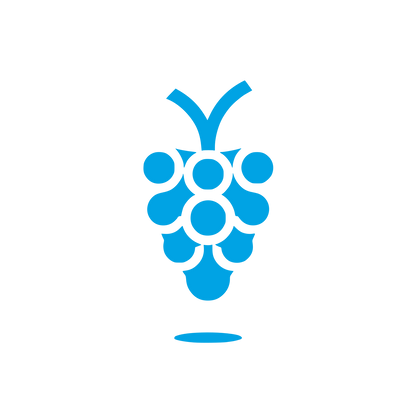 Grape Cluster Logo #00a3e4