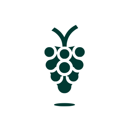 Grape Cluster Logo #003932