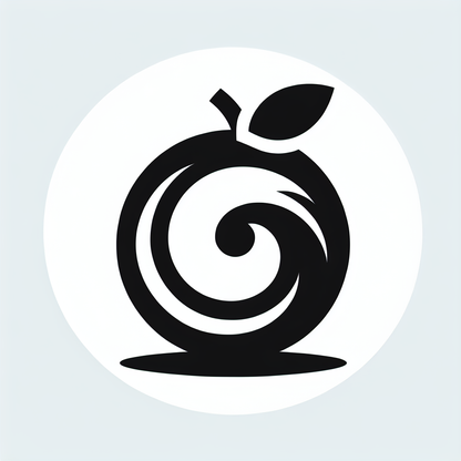 Logo of a Swirling Fruit
