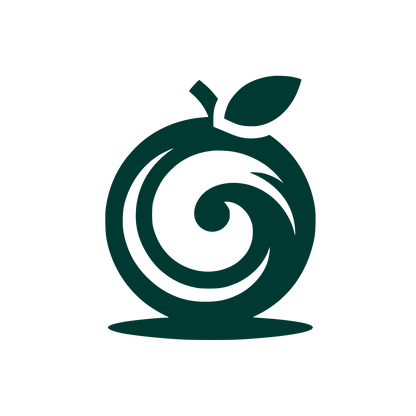 Logo of a Swirling Fruit #003932