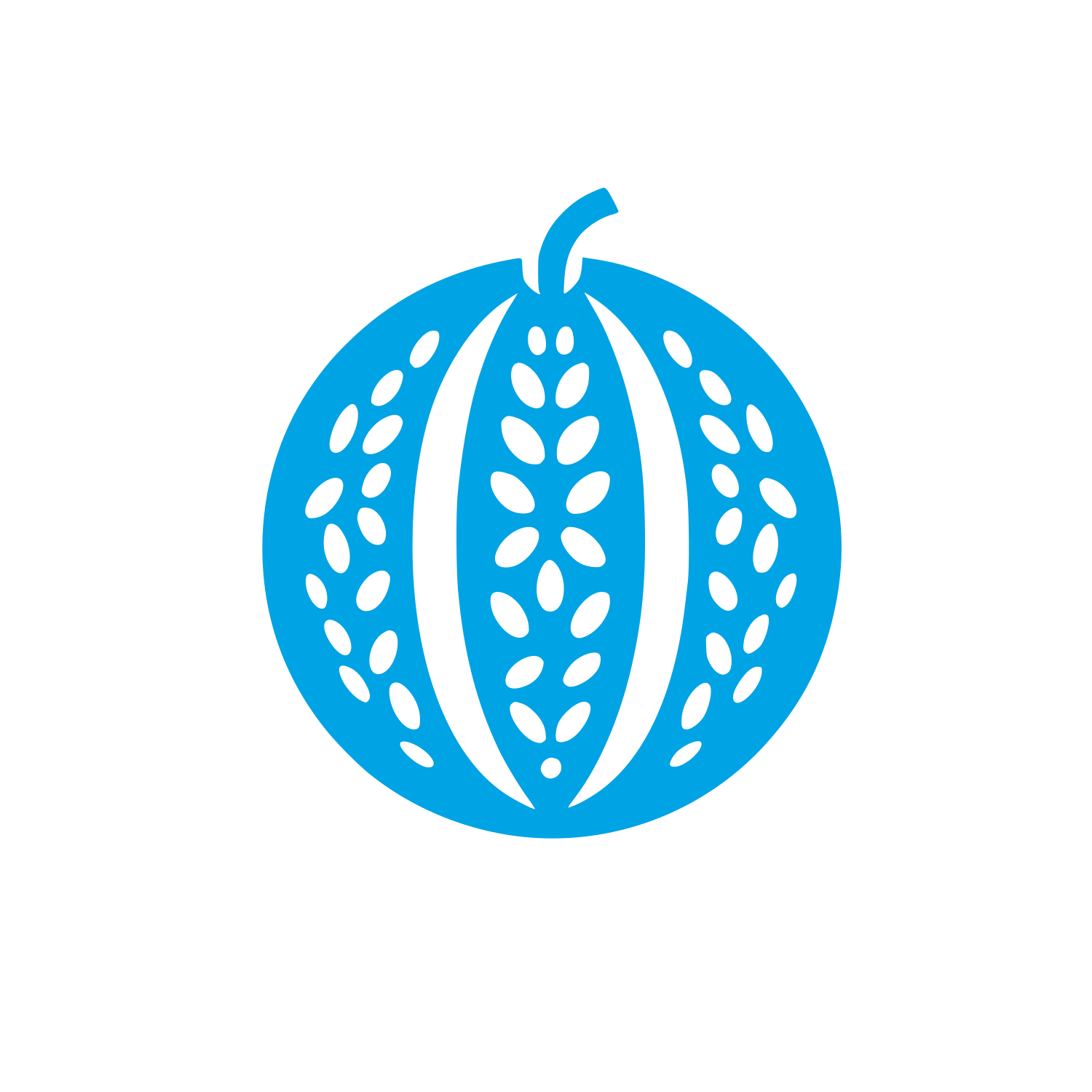 Honeydew Melon Seed Mark #00a3e4