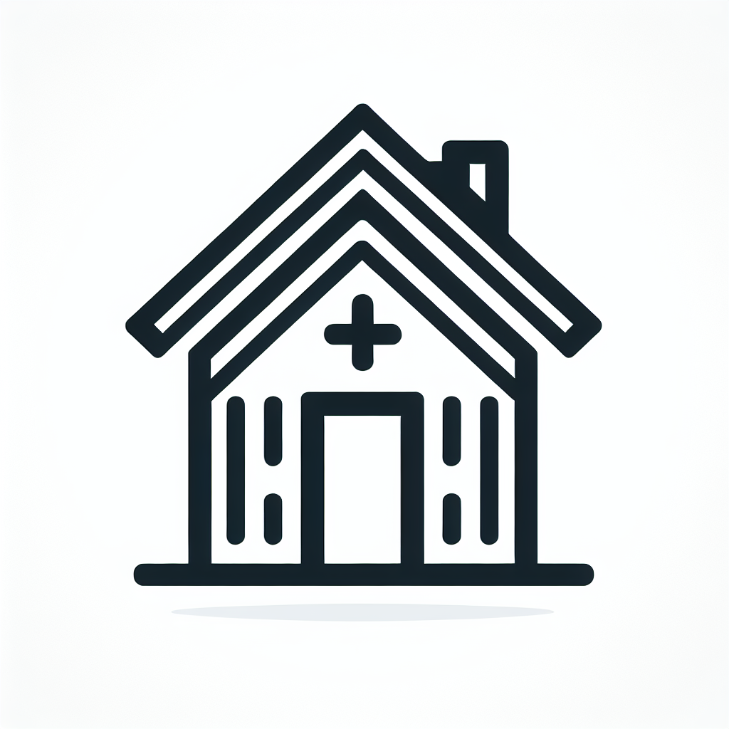 House Cross Sign Logo