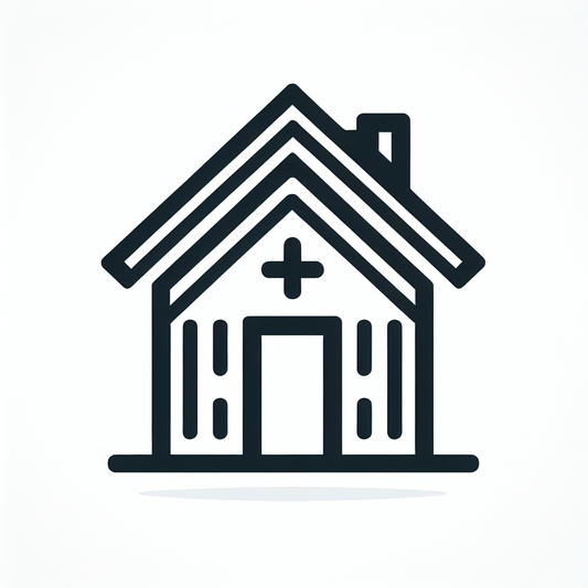 House Cross Sign Logo