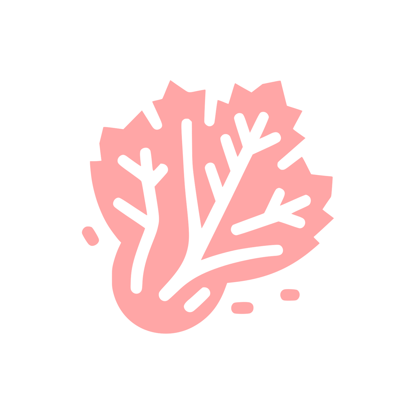 Leafy Greens Logo #ffa6a6