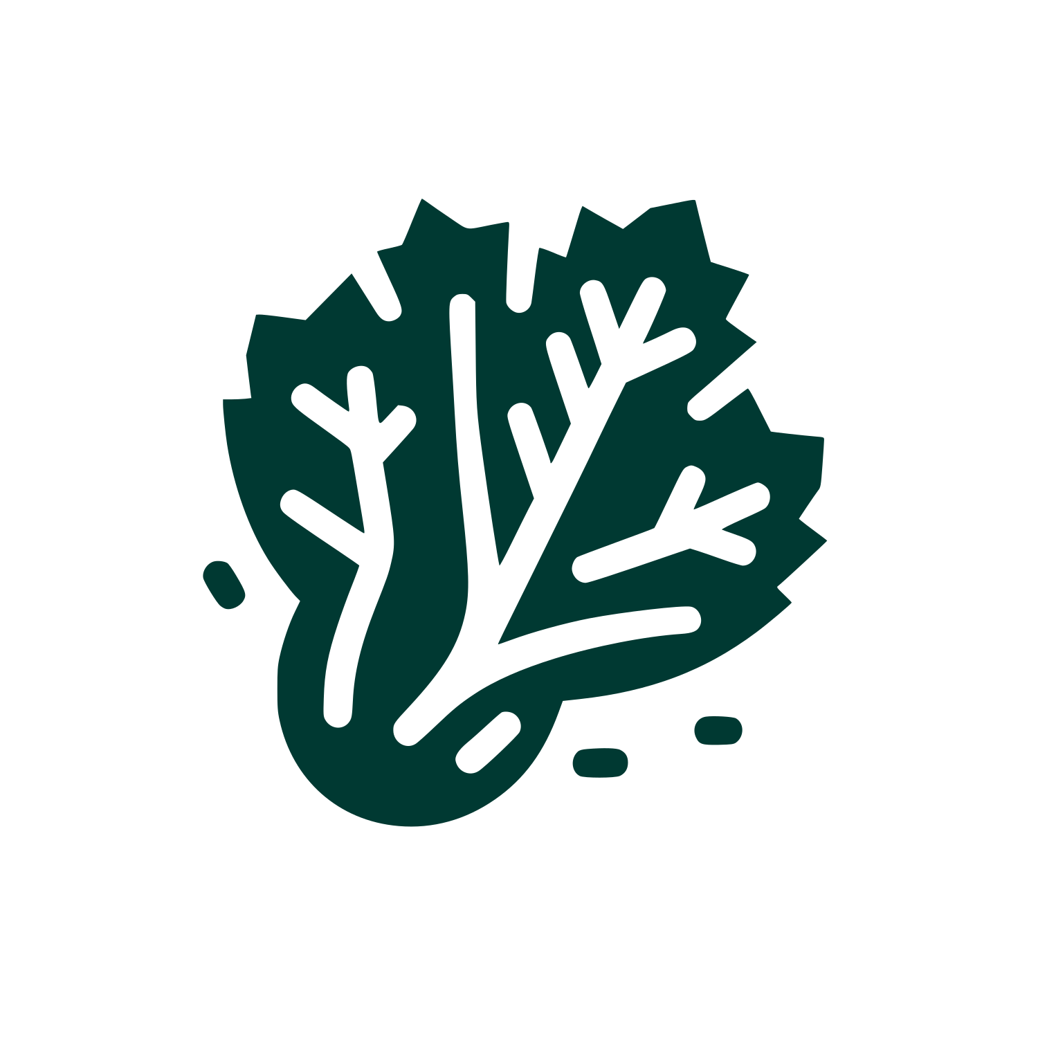 Leafy Greens Logo #003932