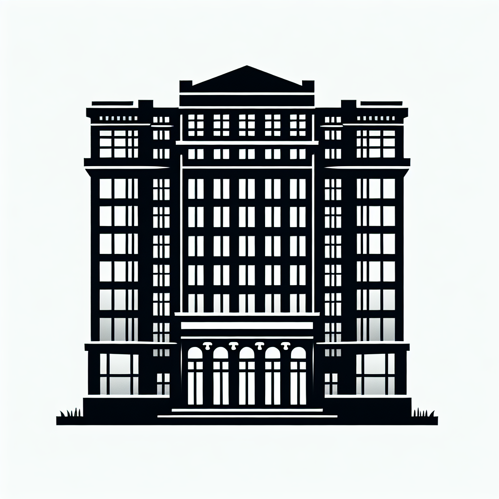 Classical Building Columns Logo