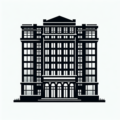 Classical Building Columns Logo
