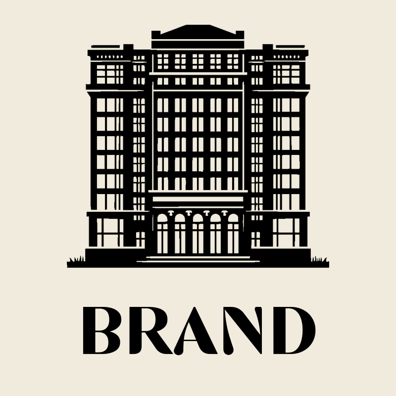 Classical Building Columns Logo preview