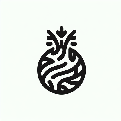 Stylized Pineapple Logo