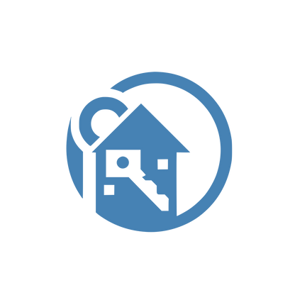 House Keyhole Key Logo #4682B4