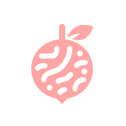 Fruit Tree Logo Design #ffa6a6