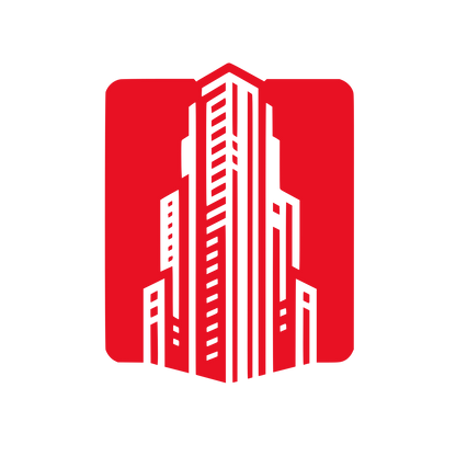 Skyscraper Buildings Logo #E81123