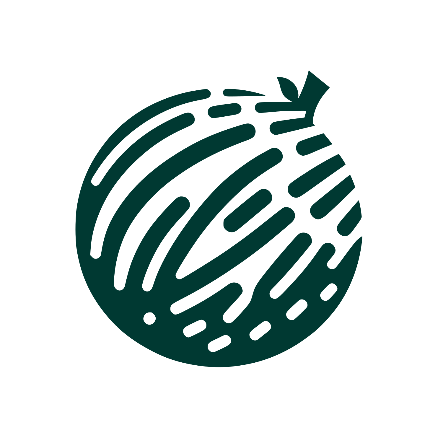 Jackfruit Bold Logo #003932