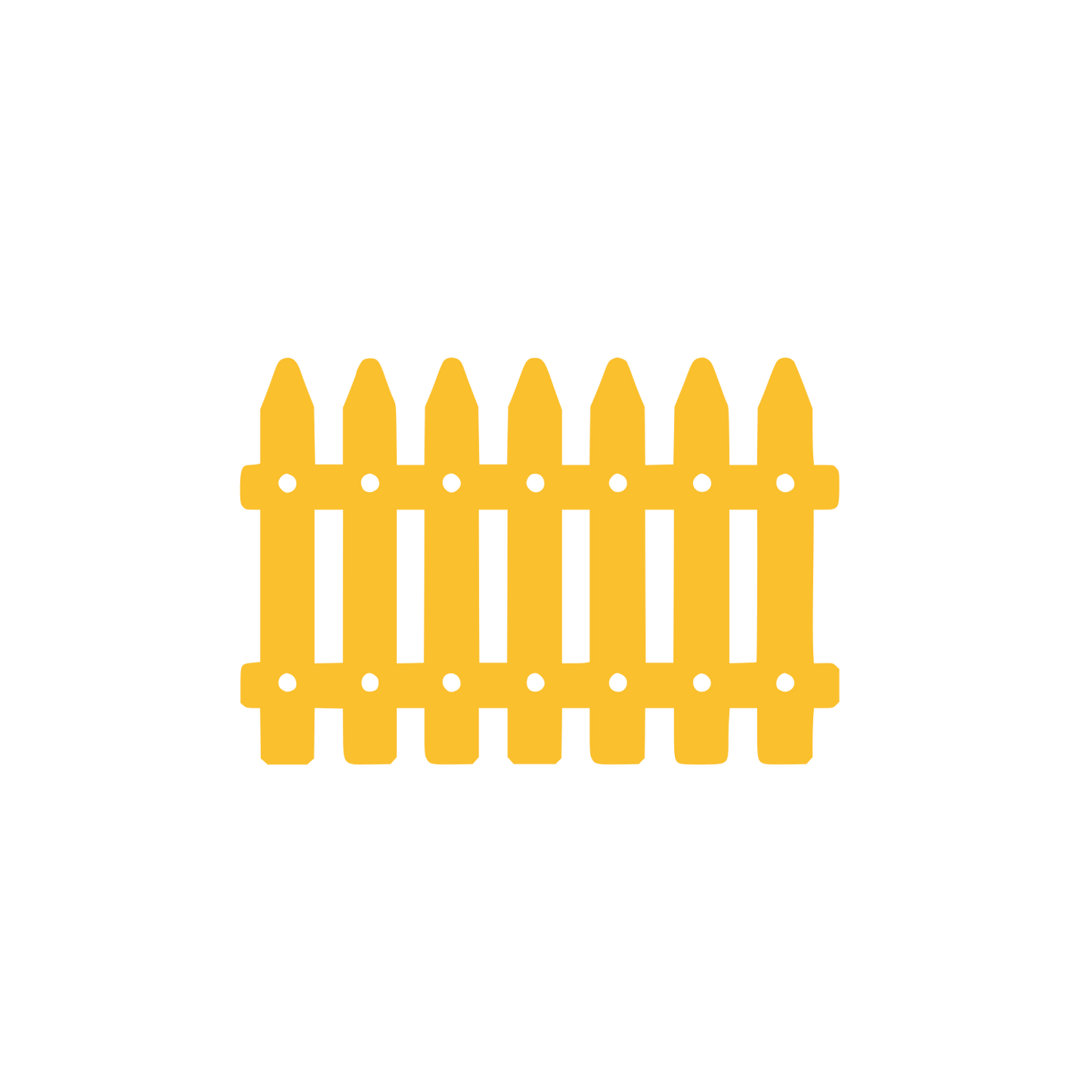 Picket Fence Logo #FBC02D