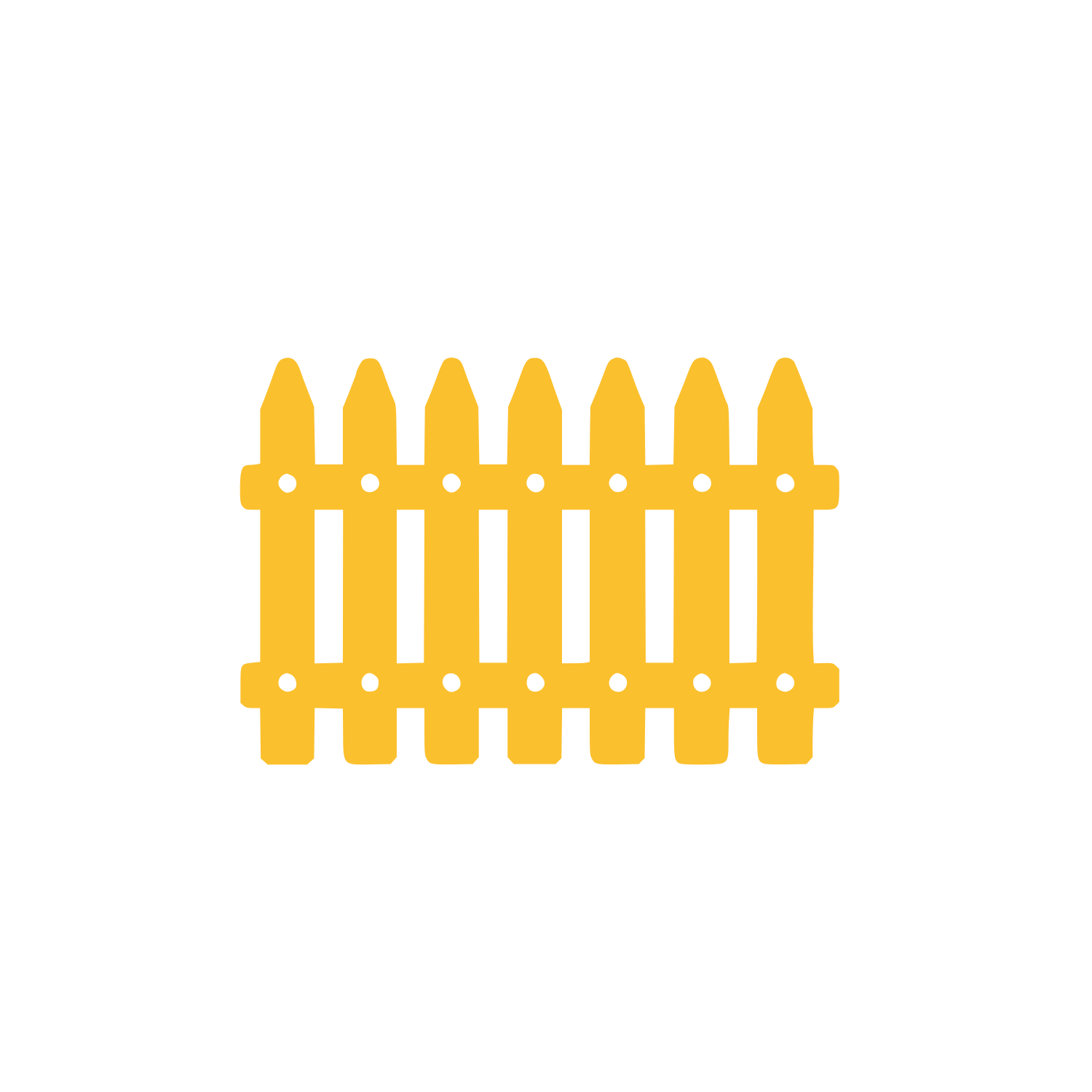 Picket Fence Logo #FBC02D