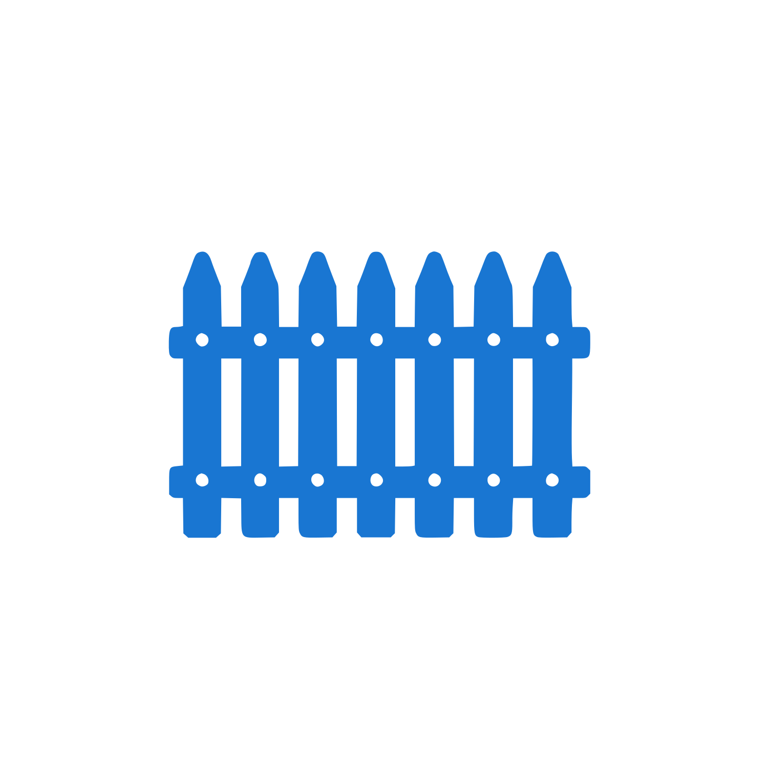 Picket Fence Logo #1976D2
