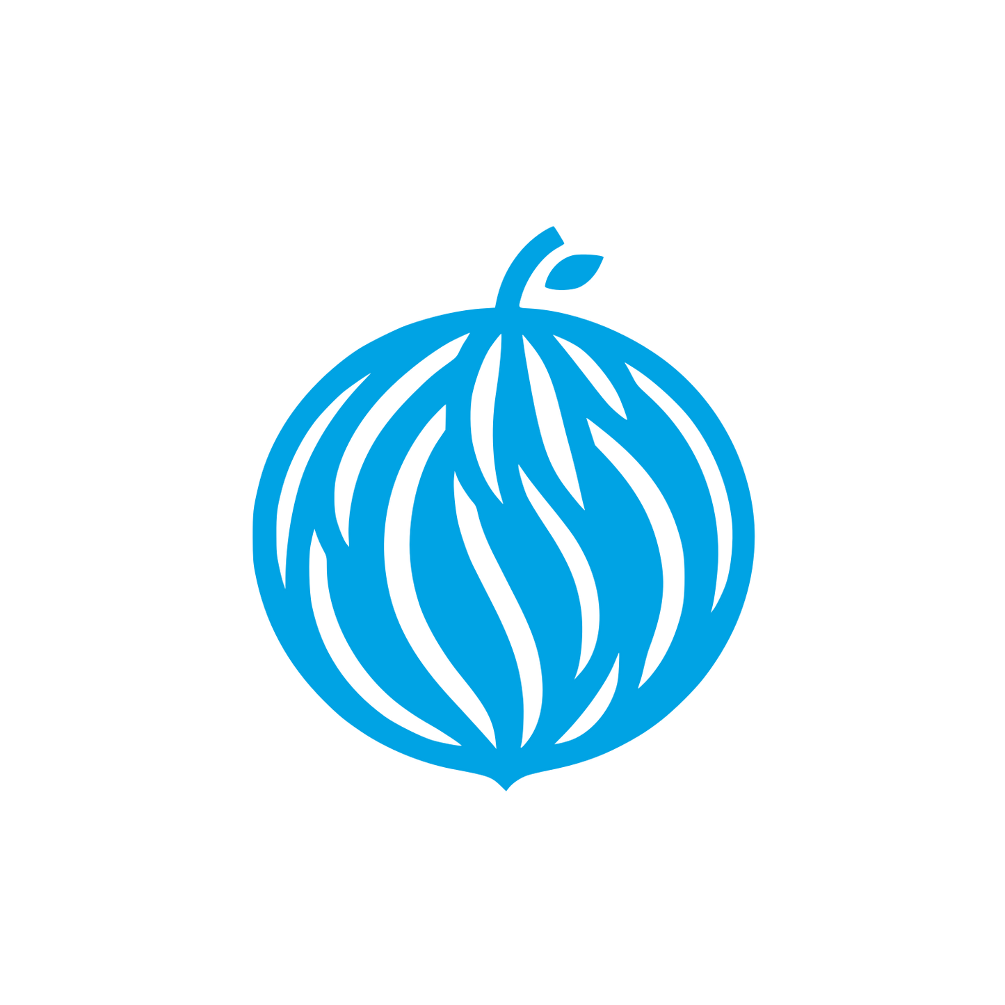 Leafy Fruit Logo #00a3e4