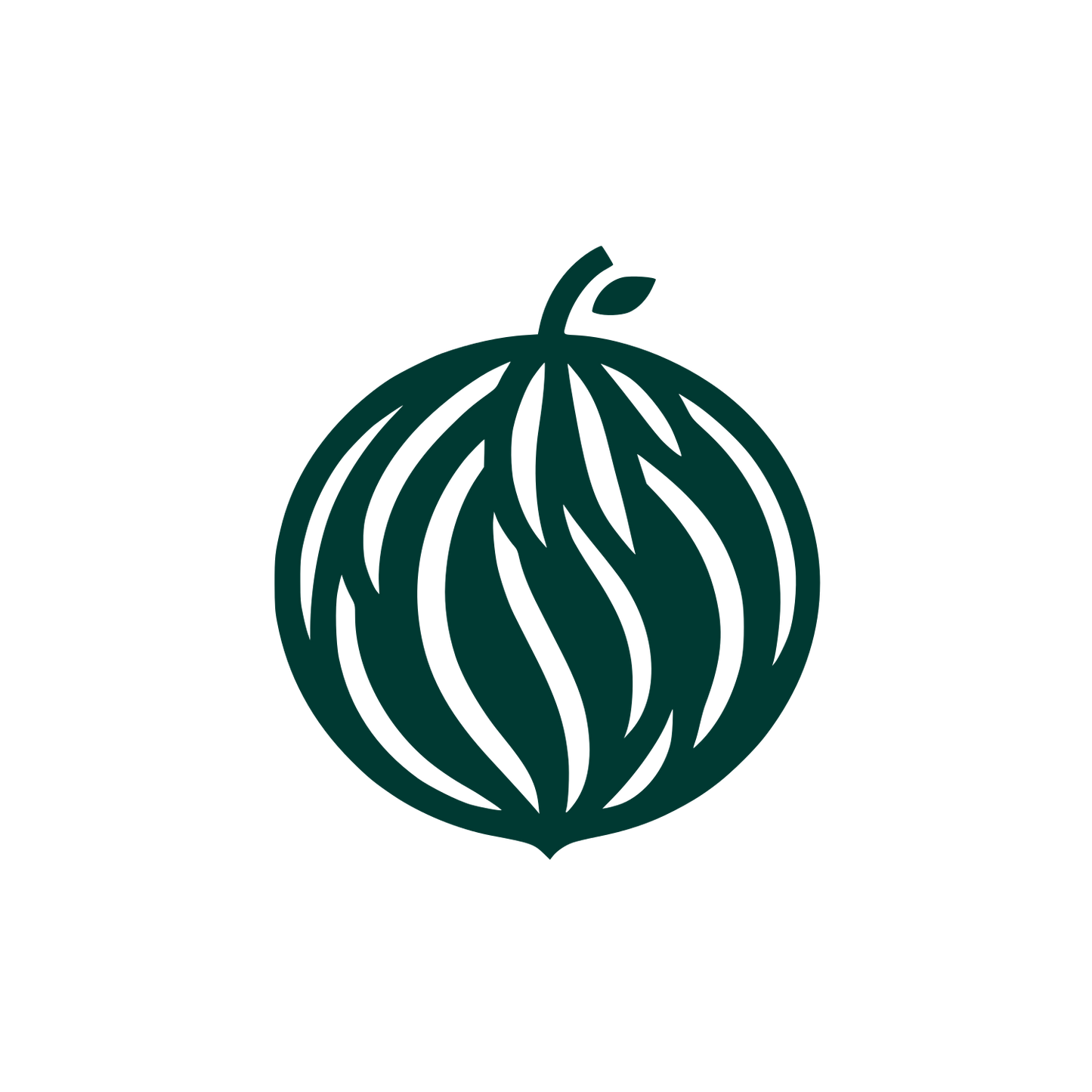 Leafy Fruit Logo #003932